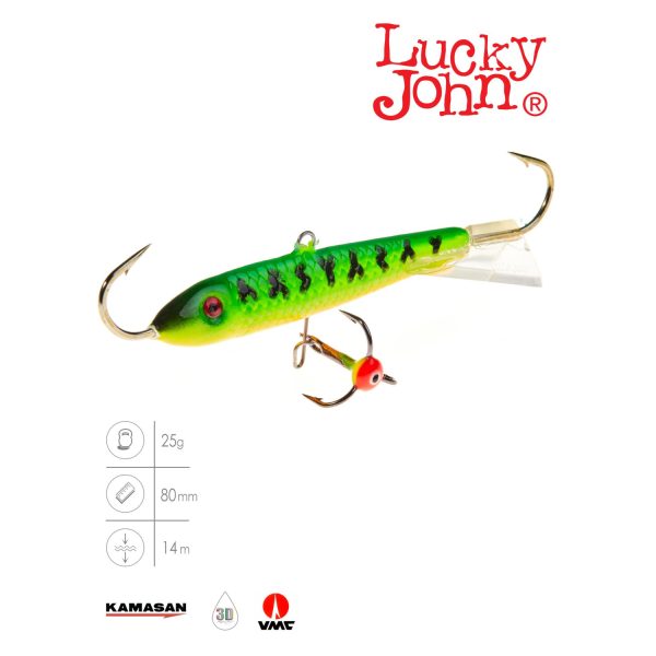 Балансир Lucky John CLASSIC 8 с тр. 80мм/20