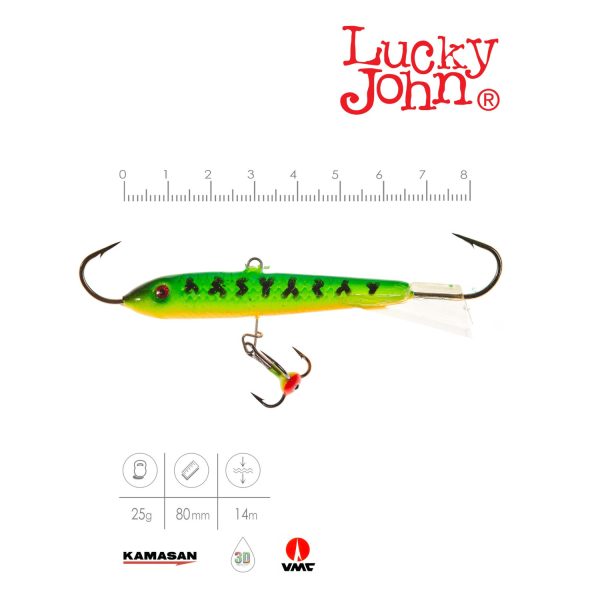 Балансир Lucky John CLASSIC 8 с тр. 80мм/20 — изображение 3