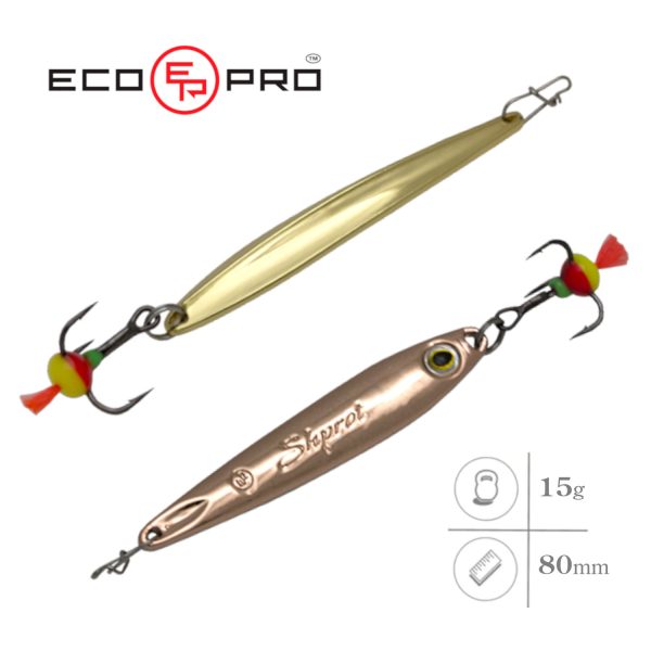 Блесна вертикальная ECOPRO Shprot  80мм  15г, G/C