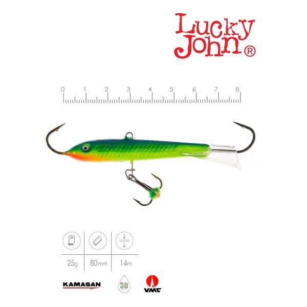 Балансир Lucky John CLASSIC 8 с тр. 80мм/29 — изображение 3