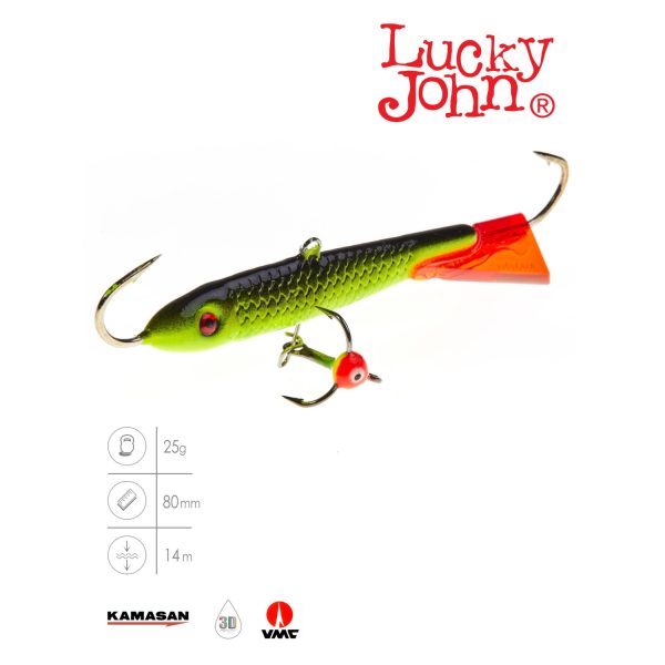 Балансир Lucky John CLASSIC 8 с тр. 80мм/31RT