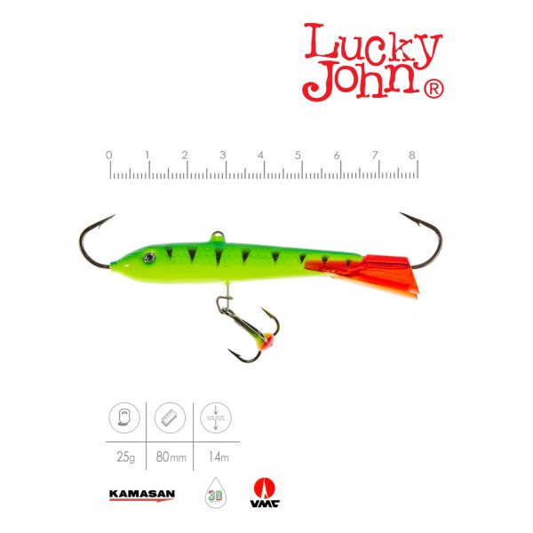Балансир Lucky John CLASSIC 8 с тр. 80мм/36RT — изображение 3