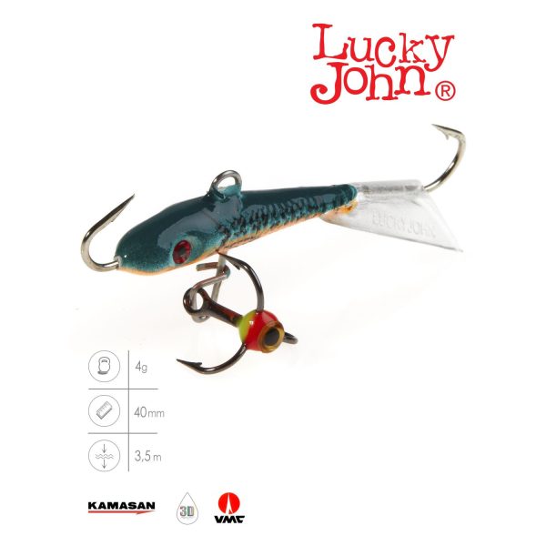 Балансир Lucky John FIN 3 с тр. 40мм/53