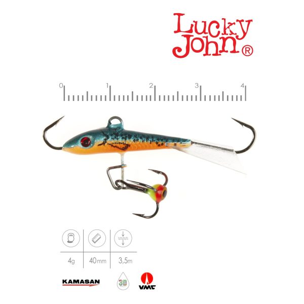 Балансир Lucky John FIN 3 с тр. 40мм/53 — изображение 3