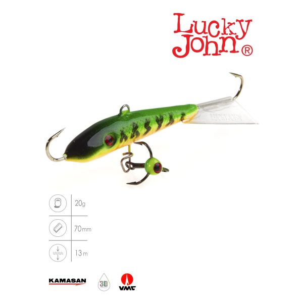 Балансир Lucky John FIN 5 с тр. 70мм/20