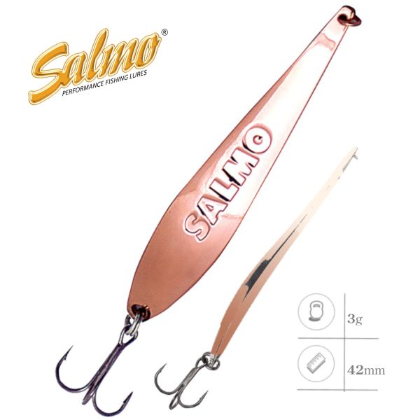 Блесна вертикальная зимняя SALMO S-2 с тройником 3.0г C