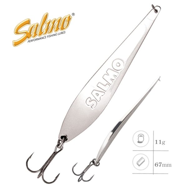 Блесна вертикальная зимняя SALMO S-4 с тройником 11.0г S