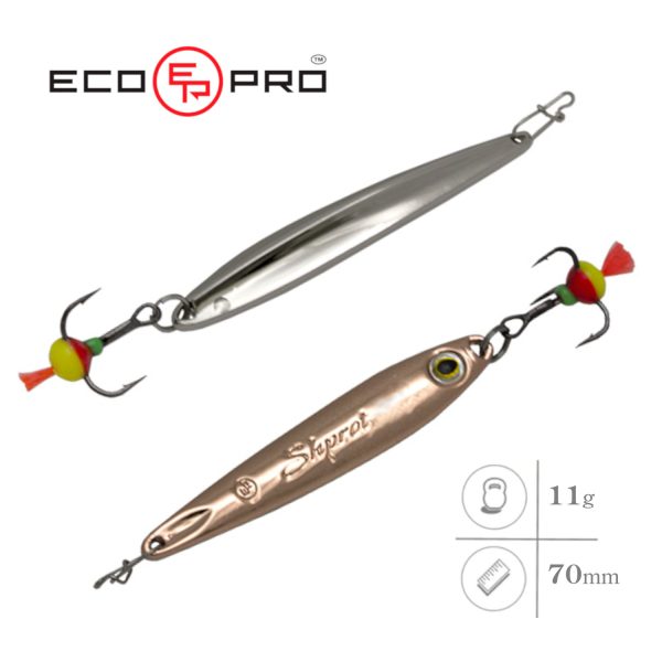 Блесна вертикальная ECOPRO Shprot  70мм  11г, S/C