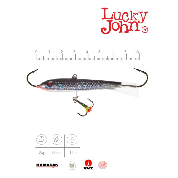 Балансир Lucky John CLASSIC 8 с тр. 80мм/13H — изображение 3