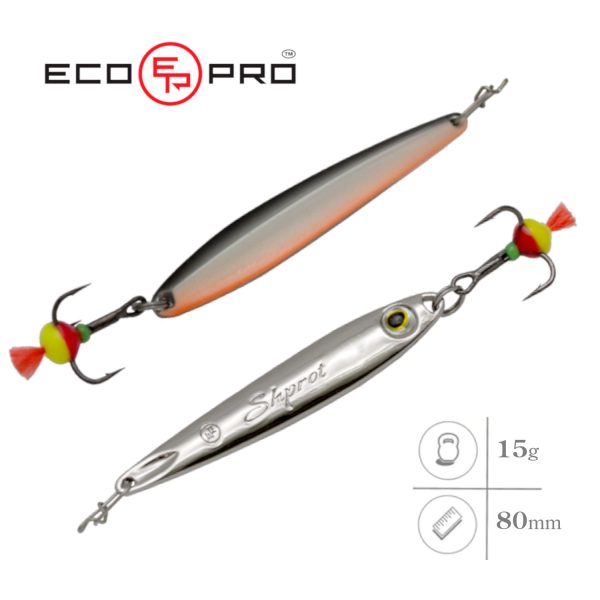Блесна вертикальная ECOPRO Shprot  80мм  15г, MOS