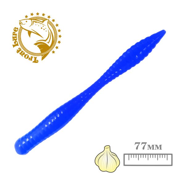 Силикон TROUT LURE (SANSAN) в банке, BEAVER 77, ЧЕСНОК, COL. 51 (Sky), (10шт)