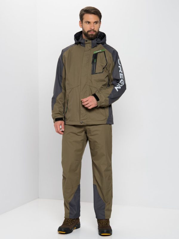 Костюм демисезонный Орегон цвет Хаки/Серый ткань Breathable (Размер: 48-50, Рост: 176)