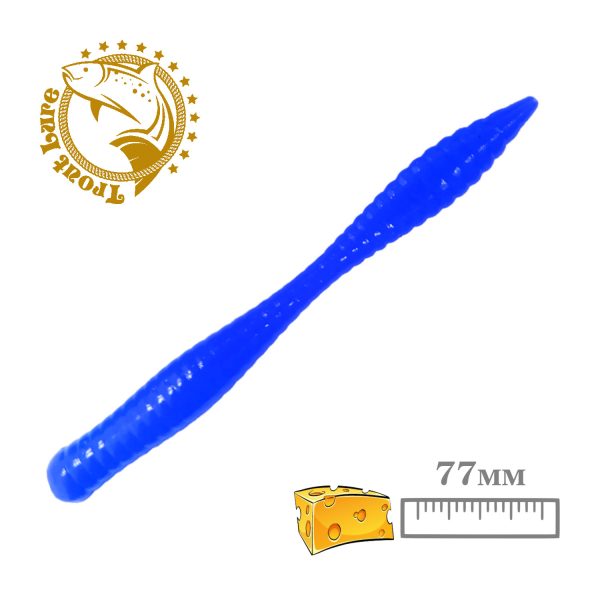Силикон TROUT LURE (SANSAN) в банке, BEAVER 77, СЫР, COL. 51 (Sky), (10шт)