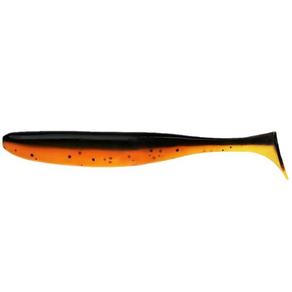 Виброхвост SAN-VIBRO MALEK 120 Col.28 (BLACK ORANGE SABBAT)