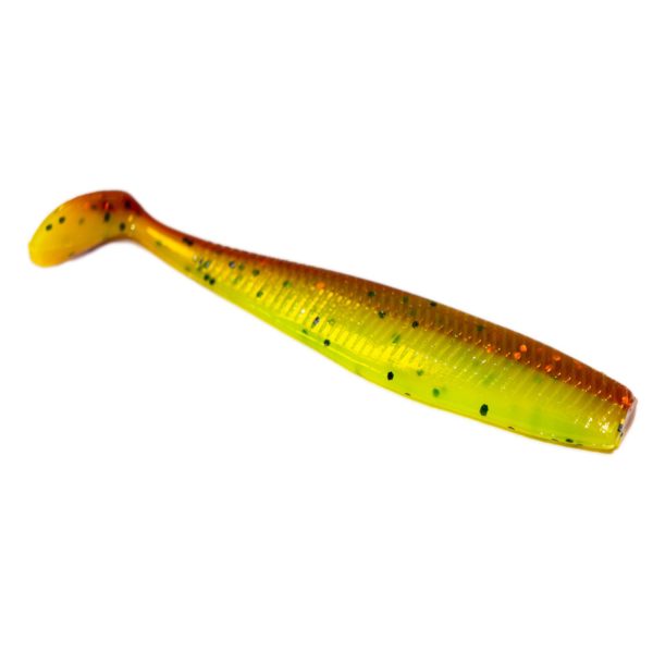 Виброхвост SAN-VIBRO SHADIK 90 Col.27 (BROWN LIME SHAD)