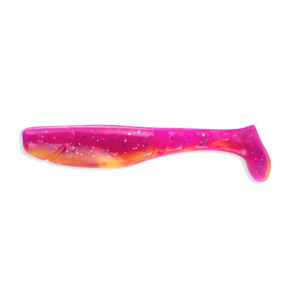 Виброхвост SAN-VIBRO   PODKOVA 100 (Col. 26 GRAPE BANANA)
