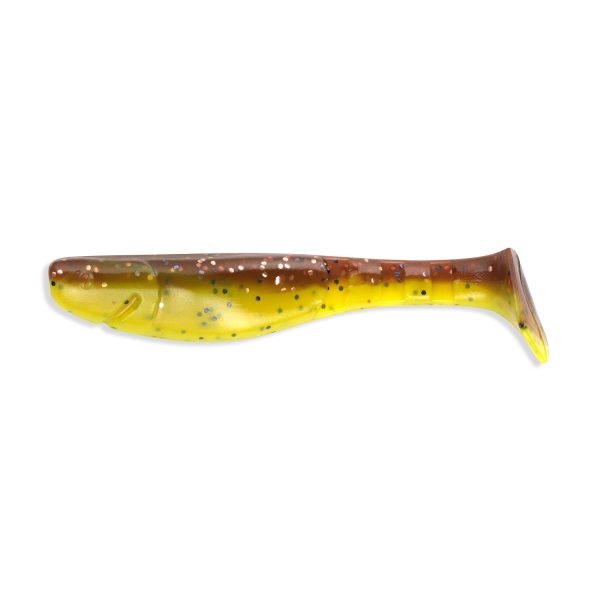 Виброхвост SAN-VIBRO  PODKOVA 100 (Col. 27 BROWN LIME SHAD)