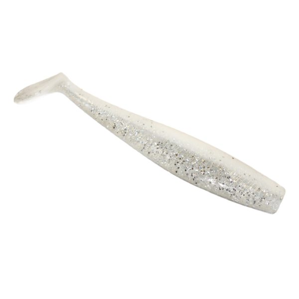Виброхвост SAN-VIBRO SHADIK 90 Col.32 (WHITE GUM SILVER SHAD)