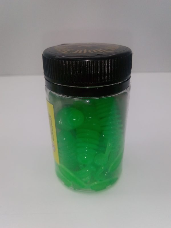 Силиконовая приманка Trout Bait Beaver 65 (Бобёр) цвет:Зеленый / запах:Чеснок
