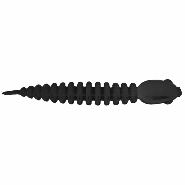 Силиконовая приманка Trout Bait Chub 85 (Головастик) цвет:Черный / запах:Чеснок