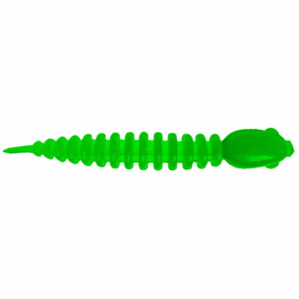 Силиконовая приманка Trout Bait Chub 85 (Головастик) цвет:Зеленый / запах:Чеснок