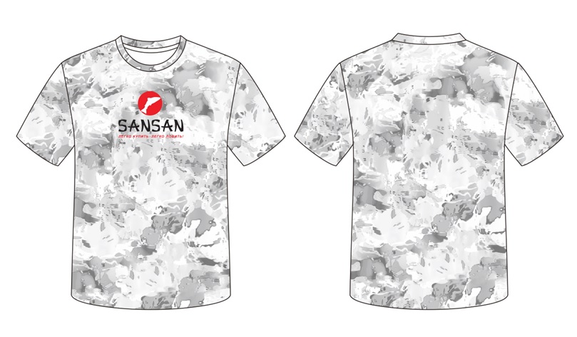 Футболка Shop-Fishing/SANSAN, материал Шёлк Insect Shield UPF50 SolarFlex, размер M