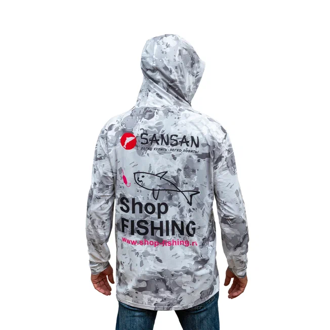 Футболка Shop-Fishing/SANSAN, материал Шёлк Insect Shield UPF50 SolarFlex, размер L — изображение 3