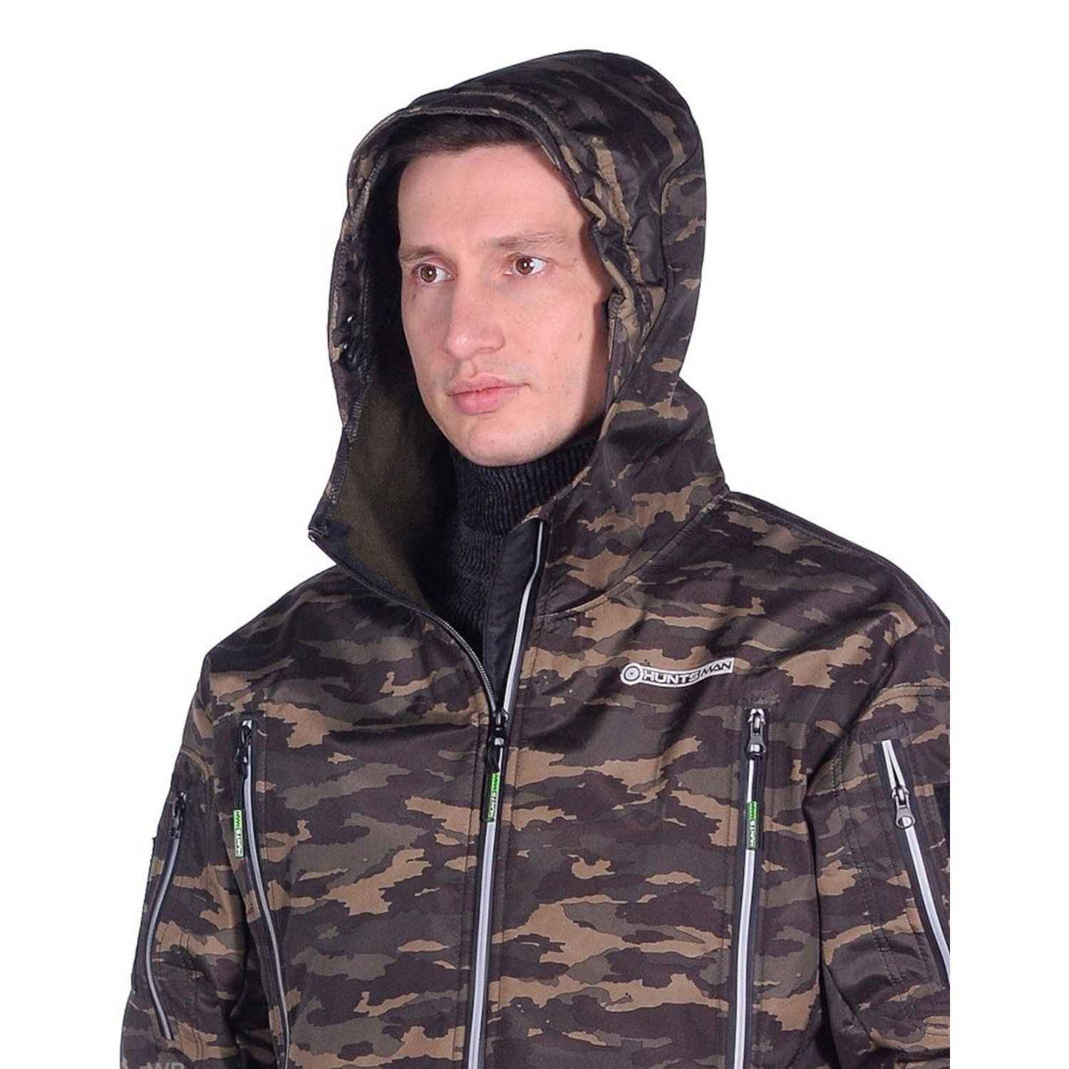 Куртка демисезонная Камелот цвет Милитари ткань Softshell (Размер: 48-50, Рост: 170-176) — изображение 4