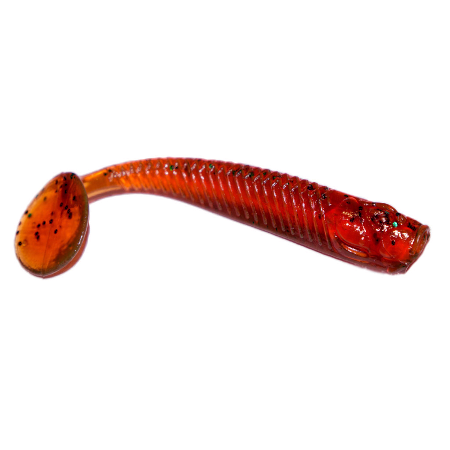 Виброхвост SAN-VIBRO BULL FISH 50 Col.01 (MOTOR OIL)