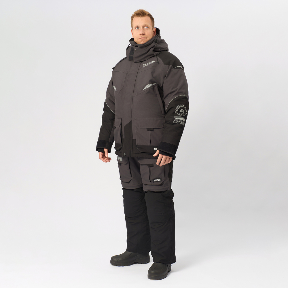 Костюм зимний Alaskan New Polar M3 т.серый/черный 2XL